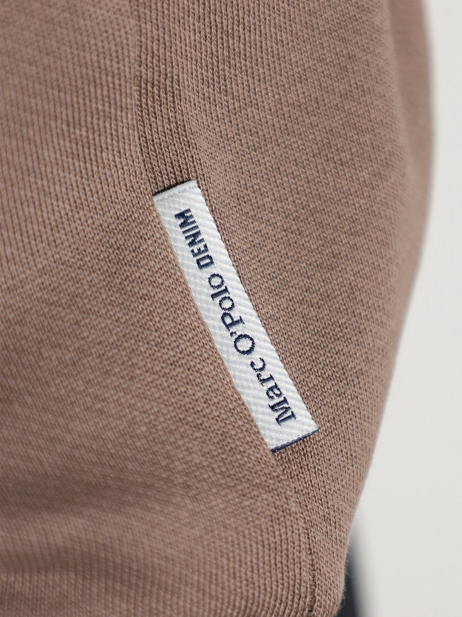 Толстовка темно-бежевого цвета из хлопка